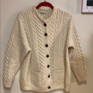 Aran Isles Irish knit cardigan